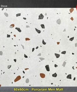 Gạch 60x60 Ấn Độ Dove Terrazzo