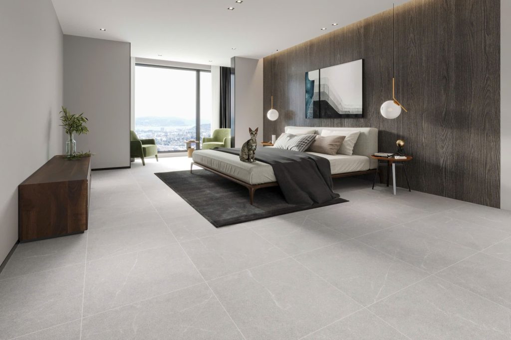 Gạch 60x60 Ấn Độ Novocera mã ALGERA GREY Men Matt