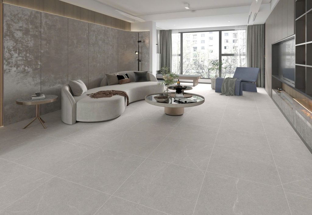 Gạch 60x60 Ấn Độ Novocera mã ALGERA GREY Men Matt