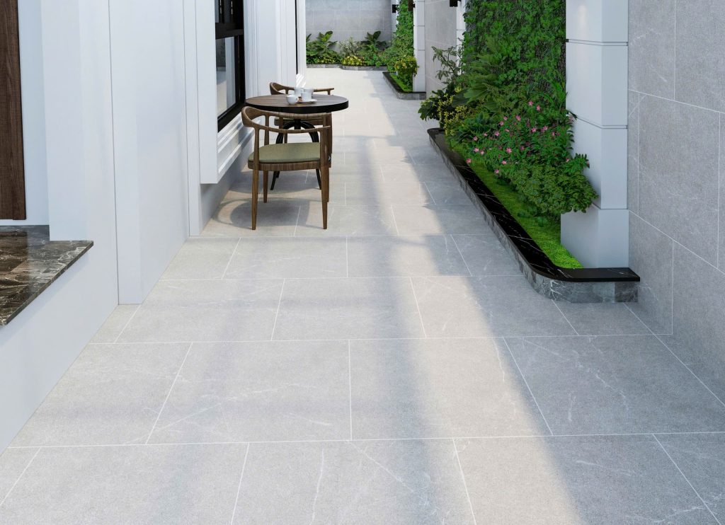 Gạch 60x60 Ấn Độ Novocera mã ALGERA GREY Men Matt