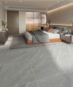 Gạch 60x60 Ấn Độ Novocera mã BORIC GREY Men Matt