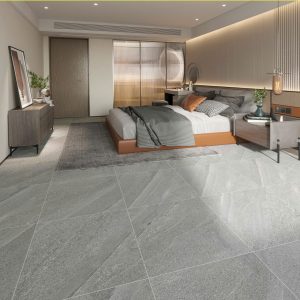 Gạch 60x60 Ấn Độ Novocera mã BORIC GREY Men Matt