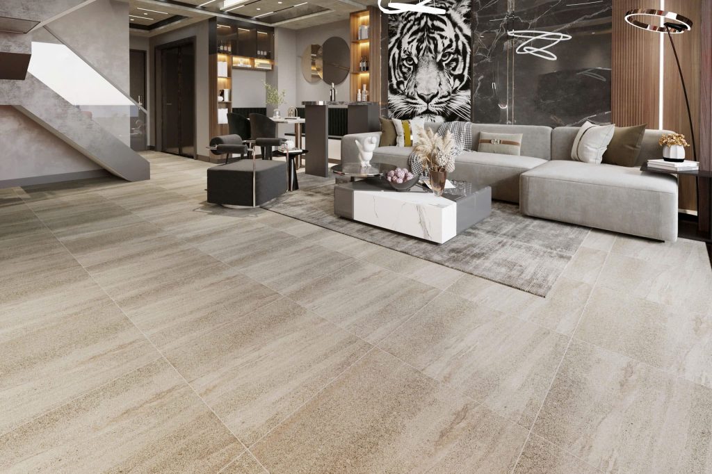 Gạch 60x60 Ấn Độ Novocera mã CASPER BROWN Men Matt