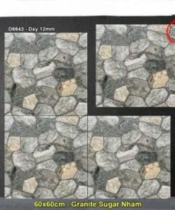 Gạch 60x60 Trung Quốc D6643 Giả Đá Sỏi