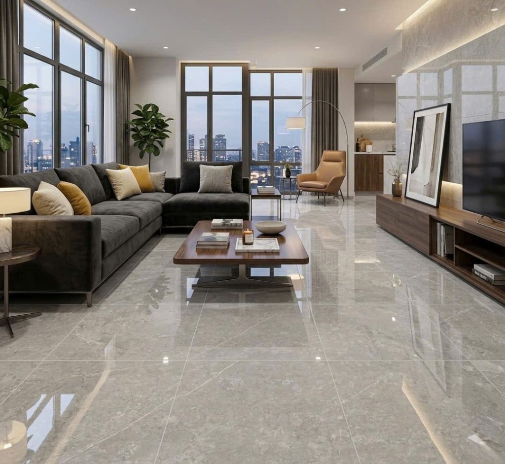 Gạch 60x60 Vitto mã 73623 Vân Ghi Xám