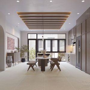 Gạch 800x1600 Ấn Độ Novocera mã LATAN IVORY Men Matt Carving Endless