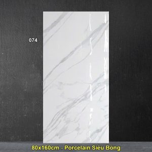 Gạch 80x160 Ấn Độ 074 Trắng Khói