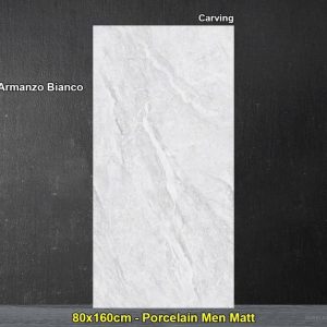 Gạch 80x160 Ấn Độ Armanzo Bianco