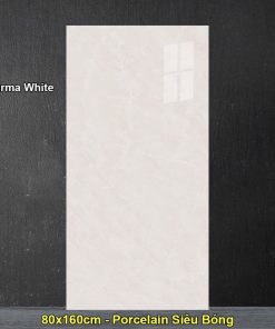Gạch 80x160 Ấn Độ Burma White
