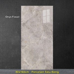 Gạch 80x160 Ấn Độ Onyx Fossil