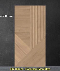 Gạch 80x160 Ấn Độ Woody Brown