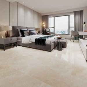 Gạch 80x80 Ấn Độ Novocera mã EMPERADO CREMA Men Bóng