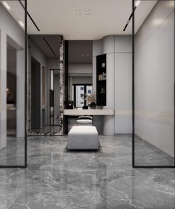 Gạch 80x80 Ấn Độ Novocera mã LONDON GREY Men Bóng
