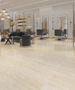 Gạch 80x80 Ấn Độ Novocera mã TRAVENTINO BEIGE Men Bóng