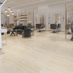 Gạch 80x80 Ấn Độ Novocera mã TRAVENTINO BEIGE Men Bóng