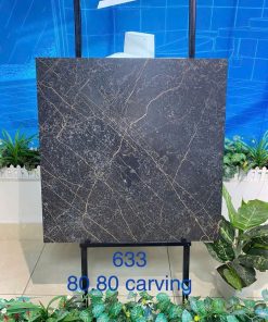 Gạch 80x80 Ấn Độ mã 633 men matt Carving