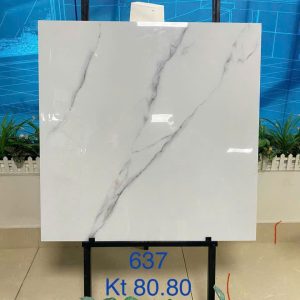 Gạch 80x80 Ấn Độ mã 637 men bóng