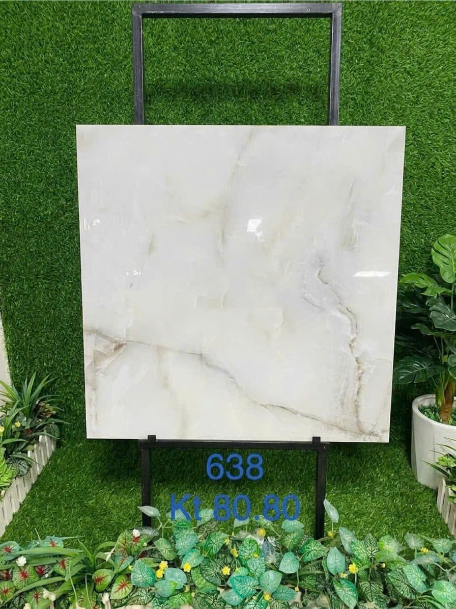 Gạch 80x80 Ấn Độ mã 638 men bóng