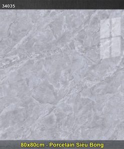 Gạch 80x80 Hoàn Mỹ Perfetto 34035 Vân Xám Xanh
