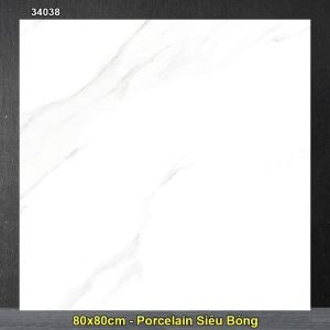 Gạch 80x80 Hoàn Mỹ Perfetto 34038 Trắng Khó