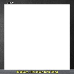 Gạch 80x80 Hoàn Mỹ Perfetto 34200 Trắng Trơn