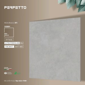 Gạch 80x80 Hoàn Mỹ Perfetto mã 33201 Men Matt Mịn