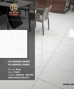 Gạch 80x80 PRIME mã 30000 Men Bóng