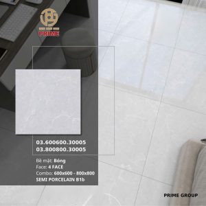 Gạch 80x80 PRIME mã 30005 Men Bóng