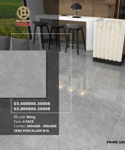 Gạch 80x80 PRIME mã 30008 Men Bóng