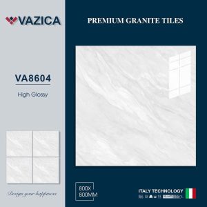 Gạch 80x80 VAZICA mã VA8604 Men Siêu Bóng