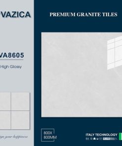Gạch 80x80 VAZICA mã VA8605 Men Siêu Bóng