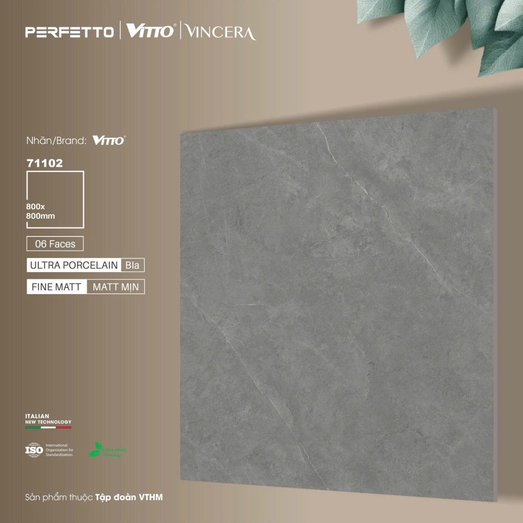 Gạch 80x80 VITTO mã 71102 Men Matt Mịn