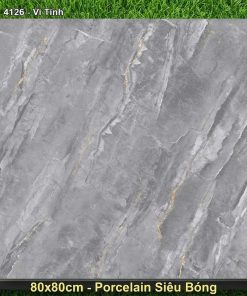 Gạch 80x80 Vitto mã VTHM 4126 Vân Đá Ghi