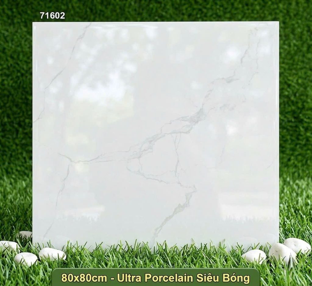 Gạch 80x80 Vitto mã VTHM 71602 Trắng Khói