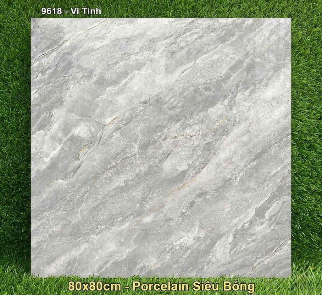 Gạch 80x80 Vitto mã VTHM 9618 Vân Đá Xám