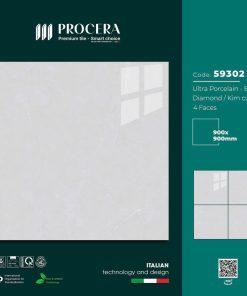 Gạch 90x90 PROCERA mã 59302 Men Bóng kim Cương
