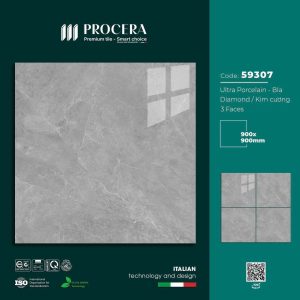Gạch 90x90 PROCERA mã 59307 Men Bóng kim Cương