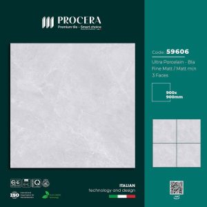 Gạch 90x90 PROCERA mã 59606 Men Matt Mịn