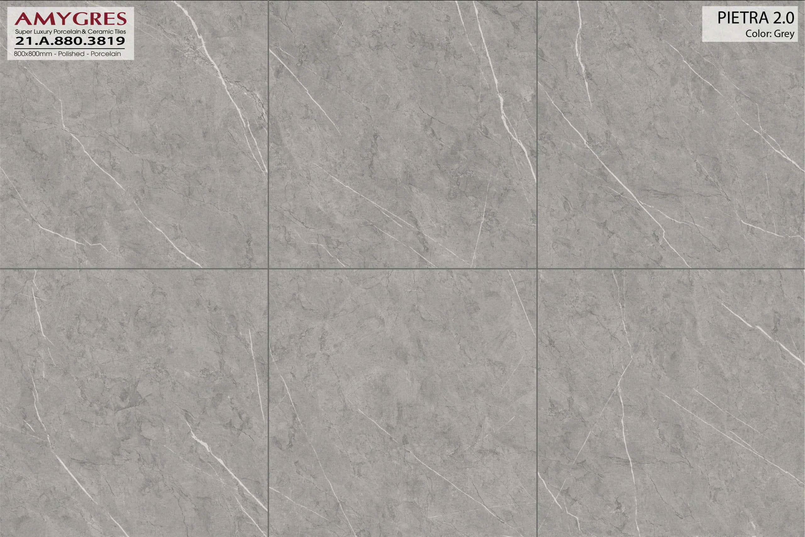 Gạch AMY 80x80 mã Pietra 2.0 21.A.880.3819