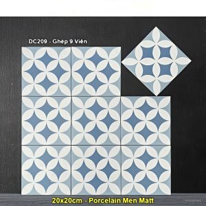 Gạch Bông Men 20x20 Trung Quốc DC209