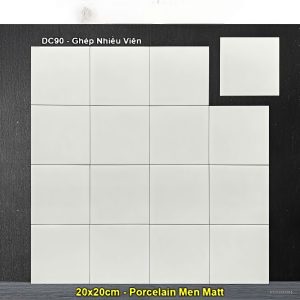 Gạch Bông Men 20x20 Trung Quốc DC90