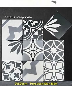 Gạch Bông Men 20x20 Trung Quốc DS20111