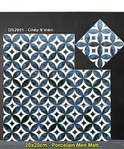 Gạch Bông Men 20x20 Trung Quốc DS2901