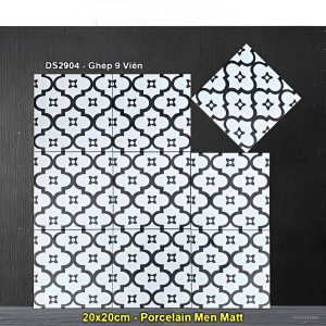 Gạch Bông Men 20x20 Trung Quốc DS2904