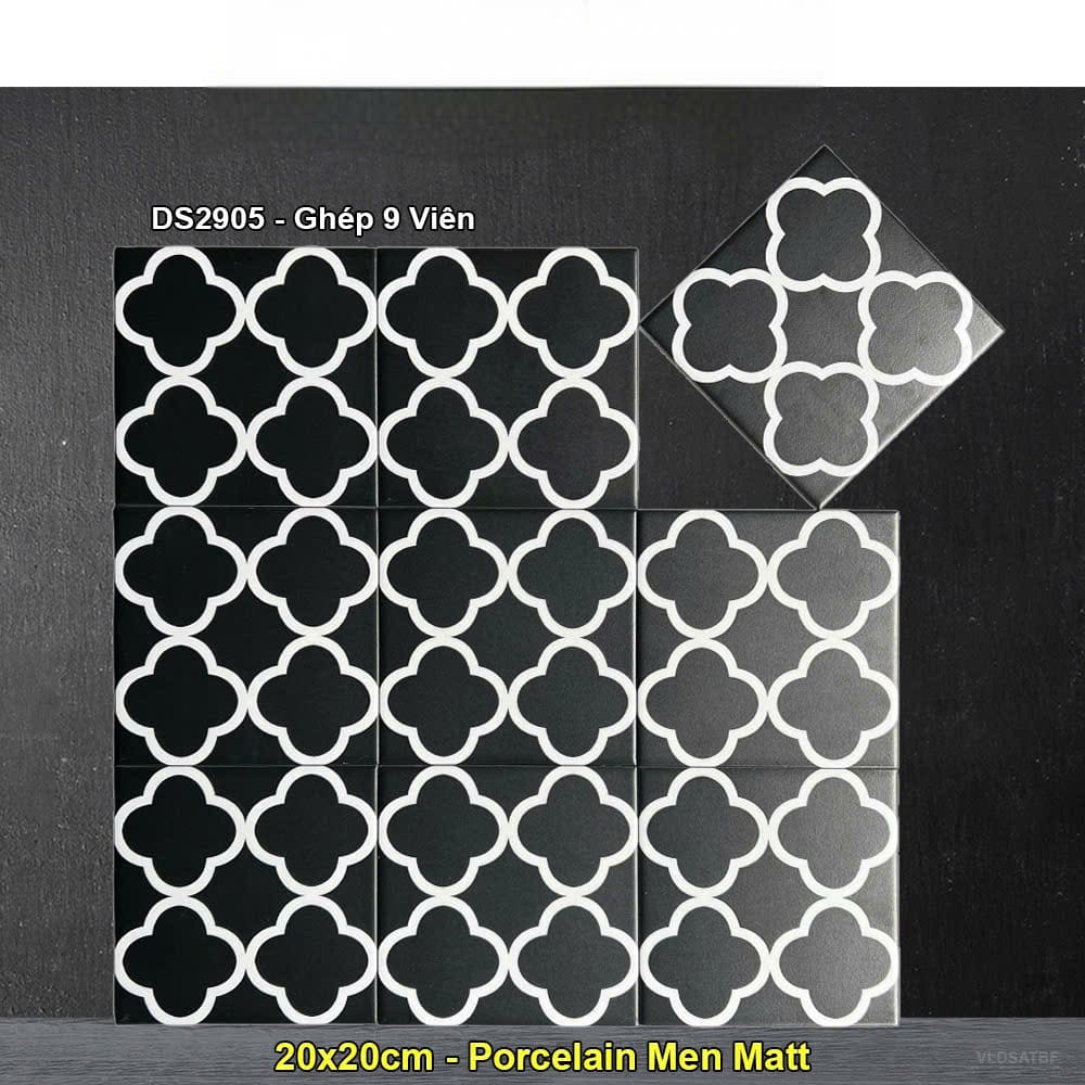 Gạch Bông Men 20x20 Trung Quốc DS2905