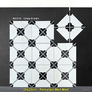 Gạch Bông Men 20x20 Trung Quốc ND210
