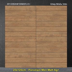 Gạch Giả Gỗ 20x120 Đồng Tâm 20120BANYAN005-H+