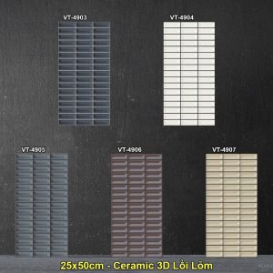 Gạch Ốp Trang Trí 25x50 Việt Nhật VT-49