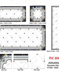 Gạch Thảm Vô Cực Đẹp TVC8002