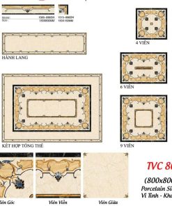 Gạch Thảm Vô Cực Đẹp TVC8005